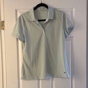 Nike Women's Light Gray Golf Polo